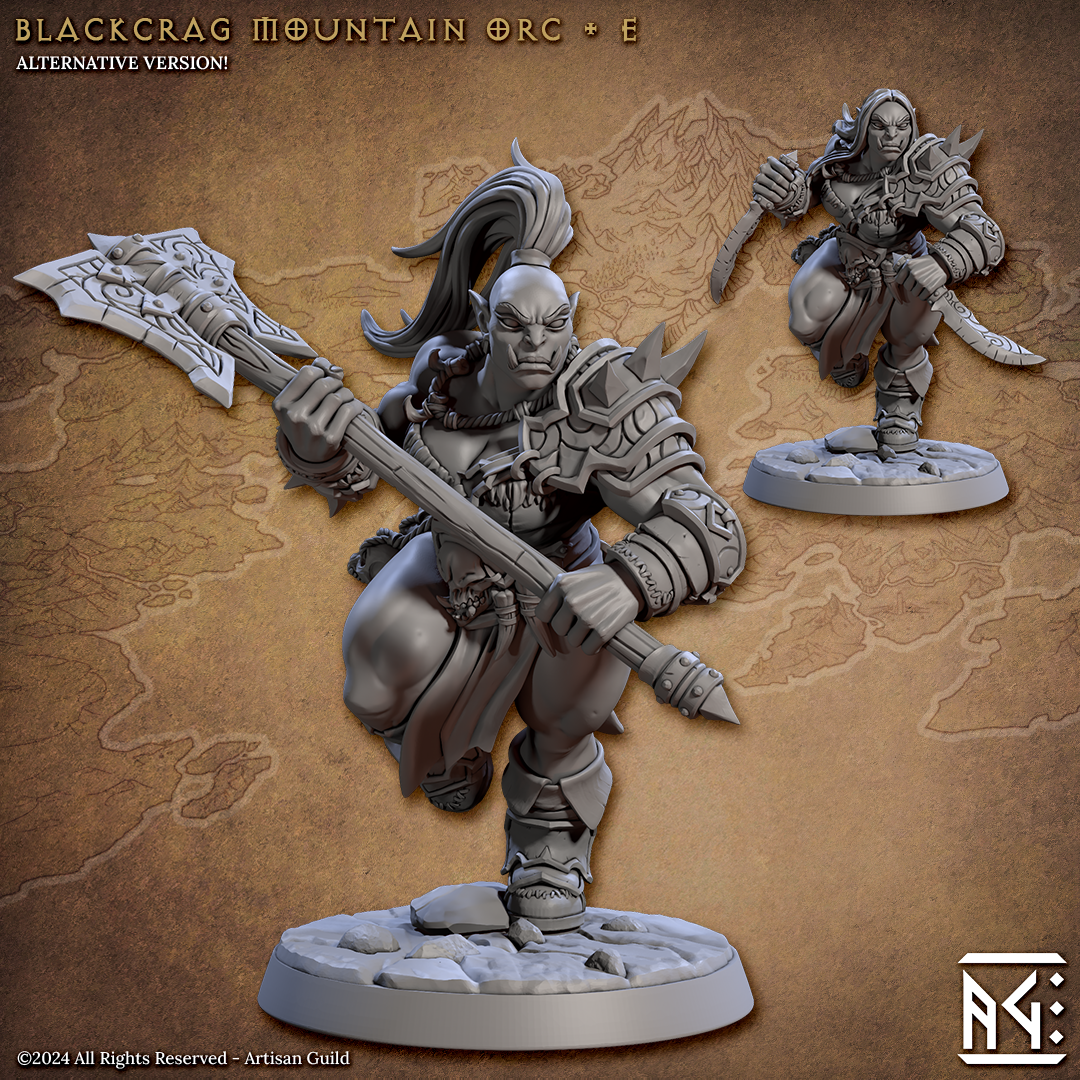 Blackcrag Mountain Orc - E (Blackcrag Orcs)